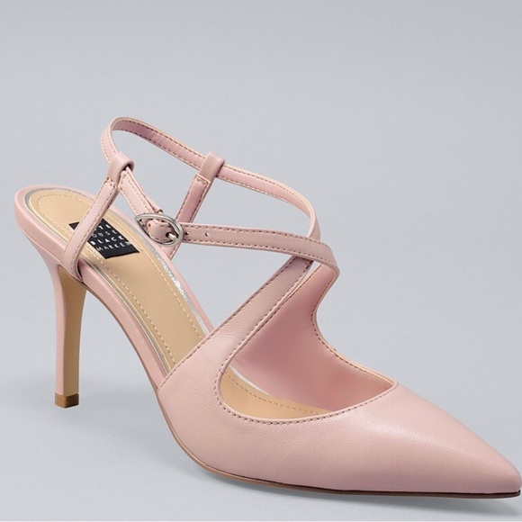 White House Black Market Shoes - White House Black Market Ariana Goddess Pink Sz 8.5